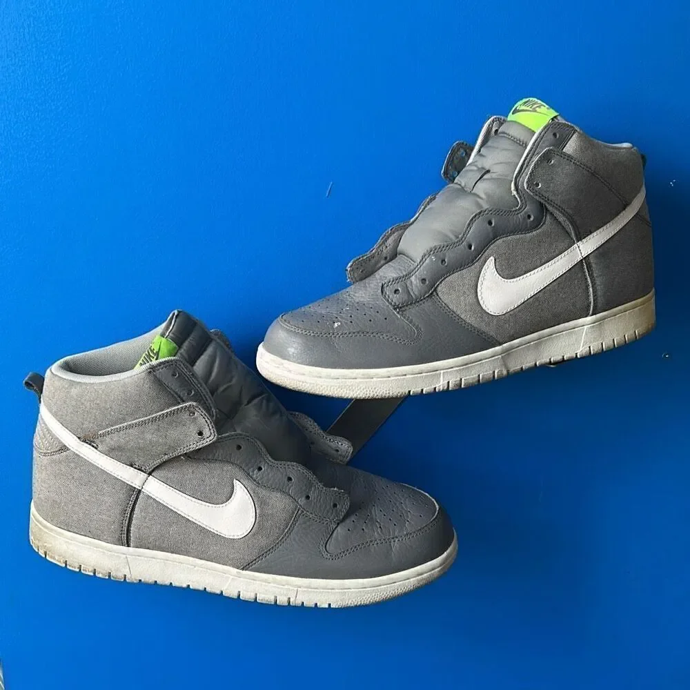 Nike Dunk High Sneaker Wolf Grey/White-Cool Grey - Sz:12 US 317982 045
